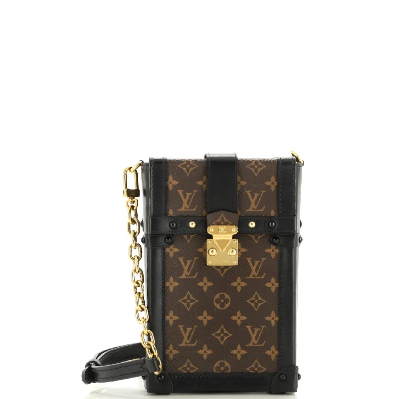 Women's Crossbody Bag with Multiple Compartments in Gray for Organized Daily UseVertical Trunk Pochette Monogram Canvas
