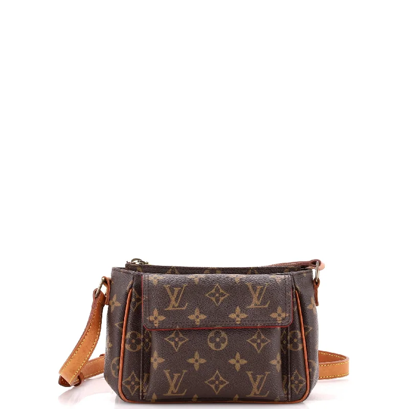 Suede Shoulder Bag in Pink with Tassel Accents for Casual OutingsViva Cite Handbag Monogram Canvas PM